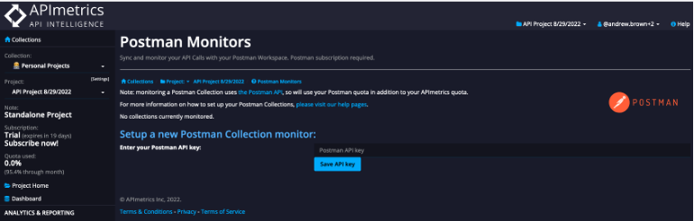APImetrics provides native support for Postman in our browser-based console.