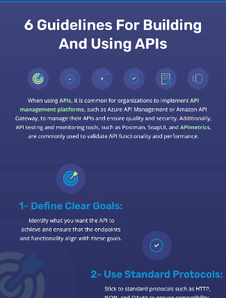 Download the Guidelines For Building And Using APIs infographic (PDF)